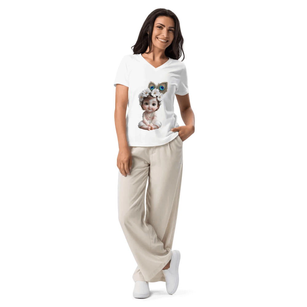 Bella+Canvas Women's Relaxed V-Neck T-Shirt product image (9)