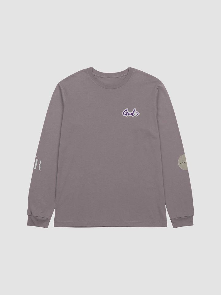 God > ALT Long Sleeve - (PURPLE TEXT) product image (1)
