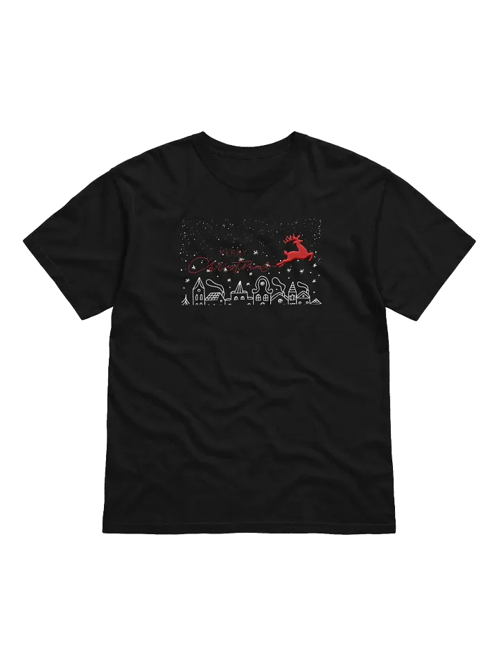 Festive Reindeer Merry Christmas T-Shirt product image (89)
