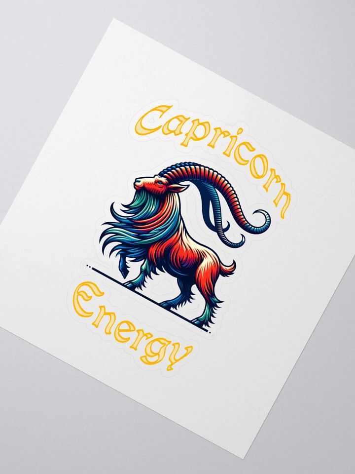 Zodiac Sign Capricorn Energy Sticker product image (2)