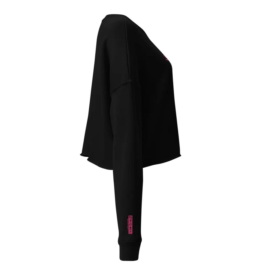 Hiragana! Nezuyaki Fleece Crop Top (Pink) product image (3)