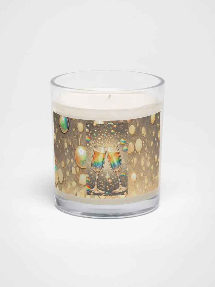 Rainbow Champagne Celebration Soy Wax Candle product image (1)