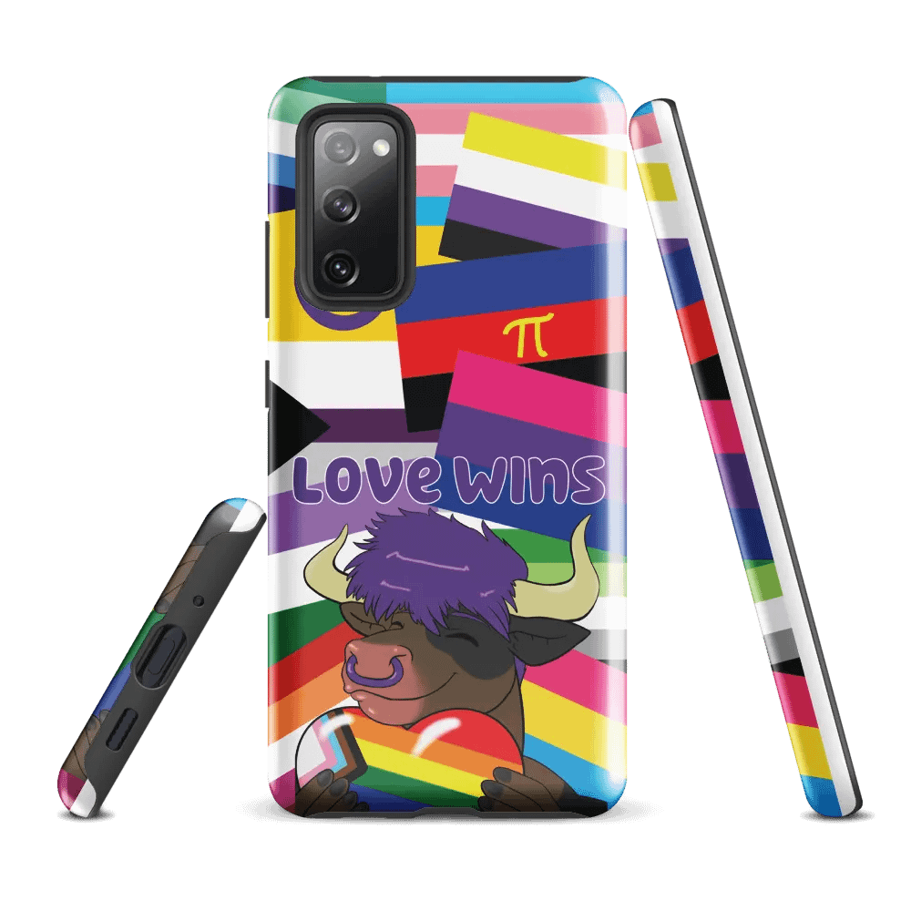 "Love Wins (Pride Flags Edition) Samsung Galaxy 20-24 Phone Case product image (1)