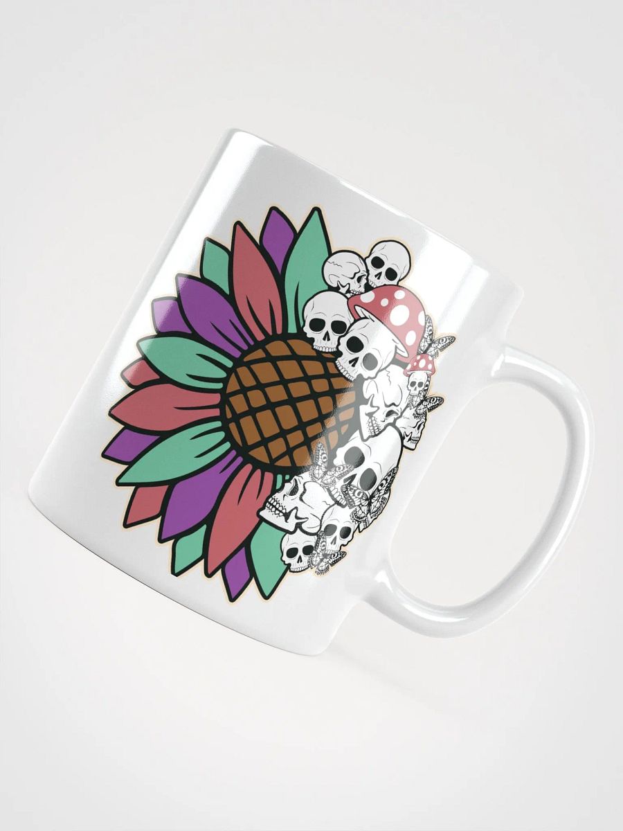 Rainbow Sunflower Skulls Mug product image (4)