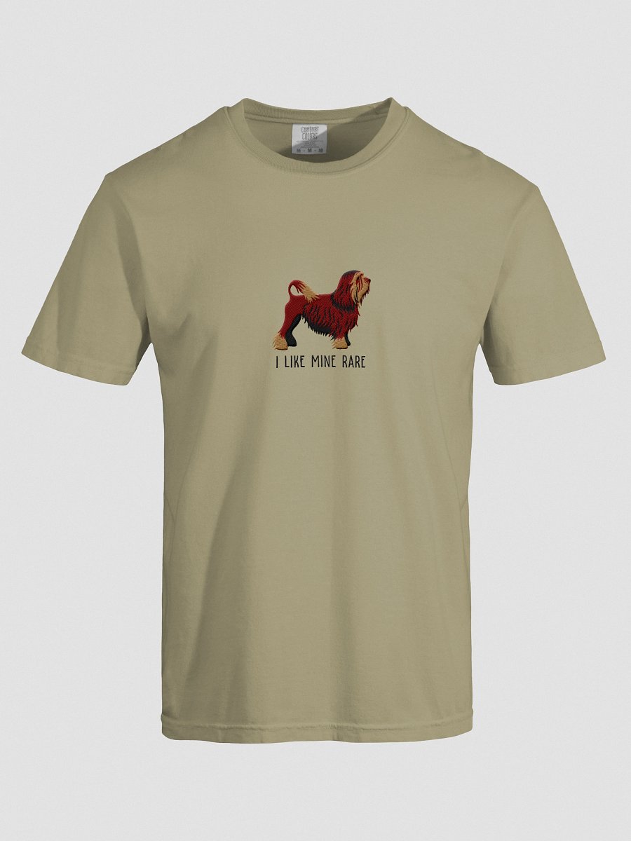 I Like Mine Rare T-Shirt(Embroidered) of a Lowchen(Chocolate) product image (17)