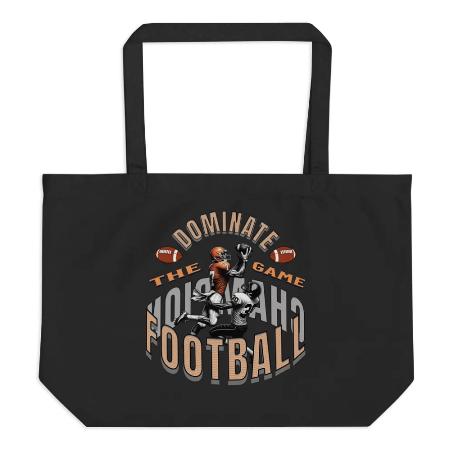 Dominate The Game Football Champion Tote Bag product image (1)
