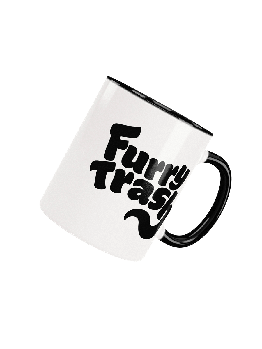 Furry Trash Mug - Bubble Logo (Black) product image (64)