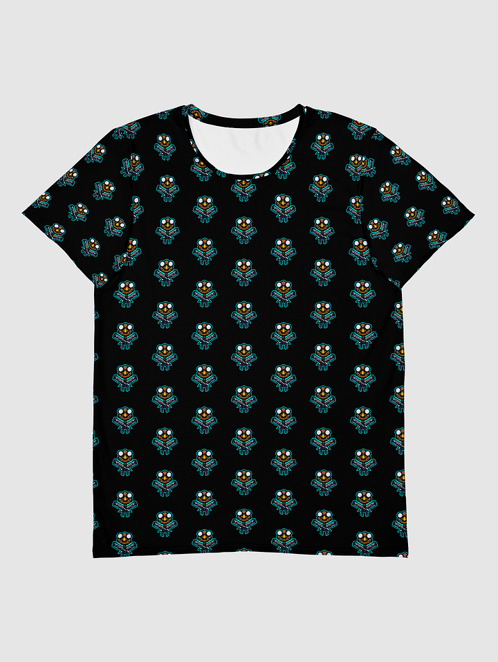 Ostrich All-Over Print Men's Athletic T-shirt product image (1)