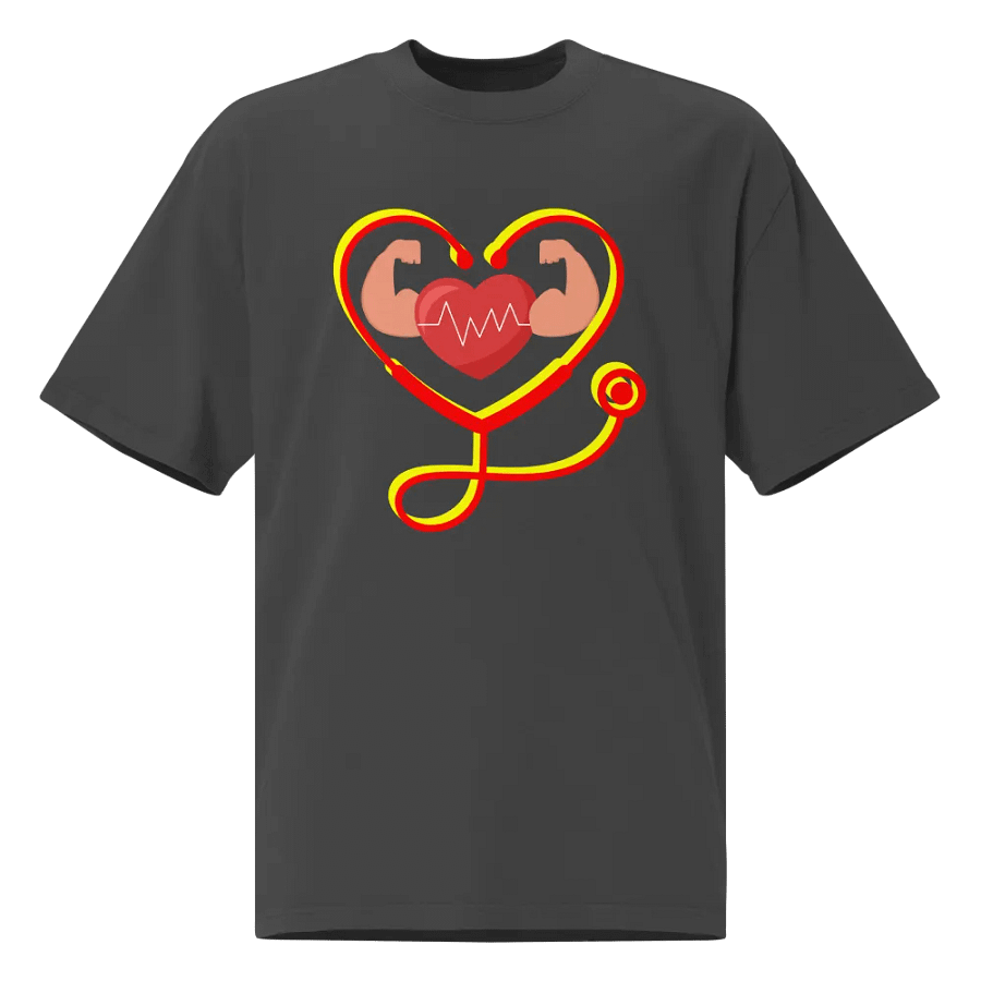 Heartbeat Flex Oversized Tee product image (1)