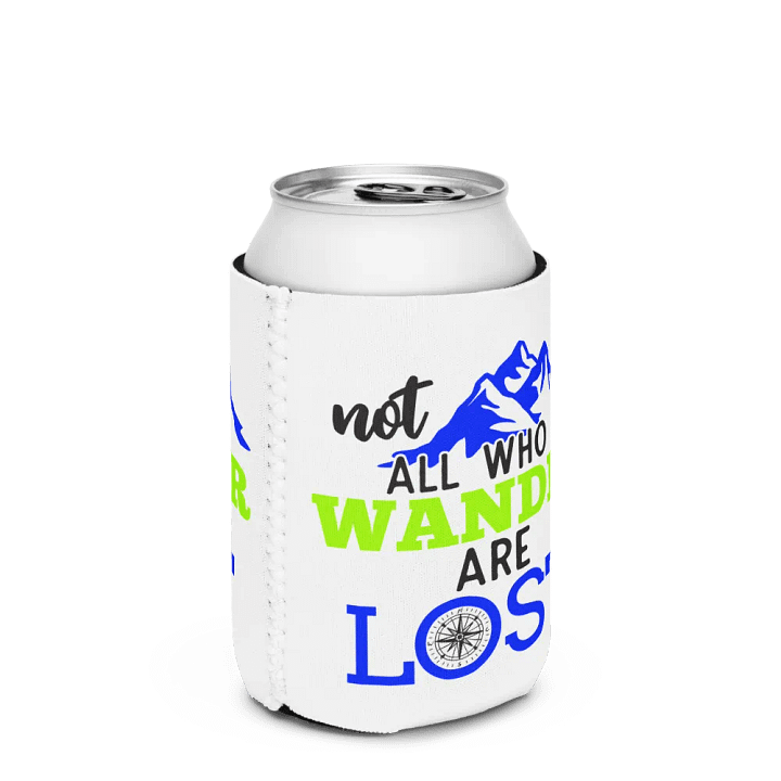 Not All Who Wander Are Lost v2 Can Cooler product image (3)