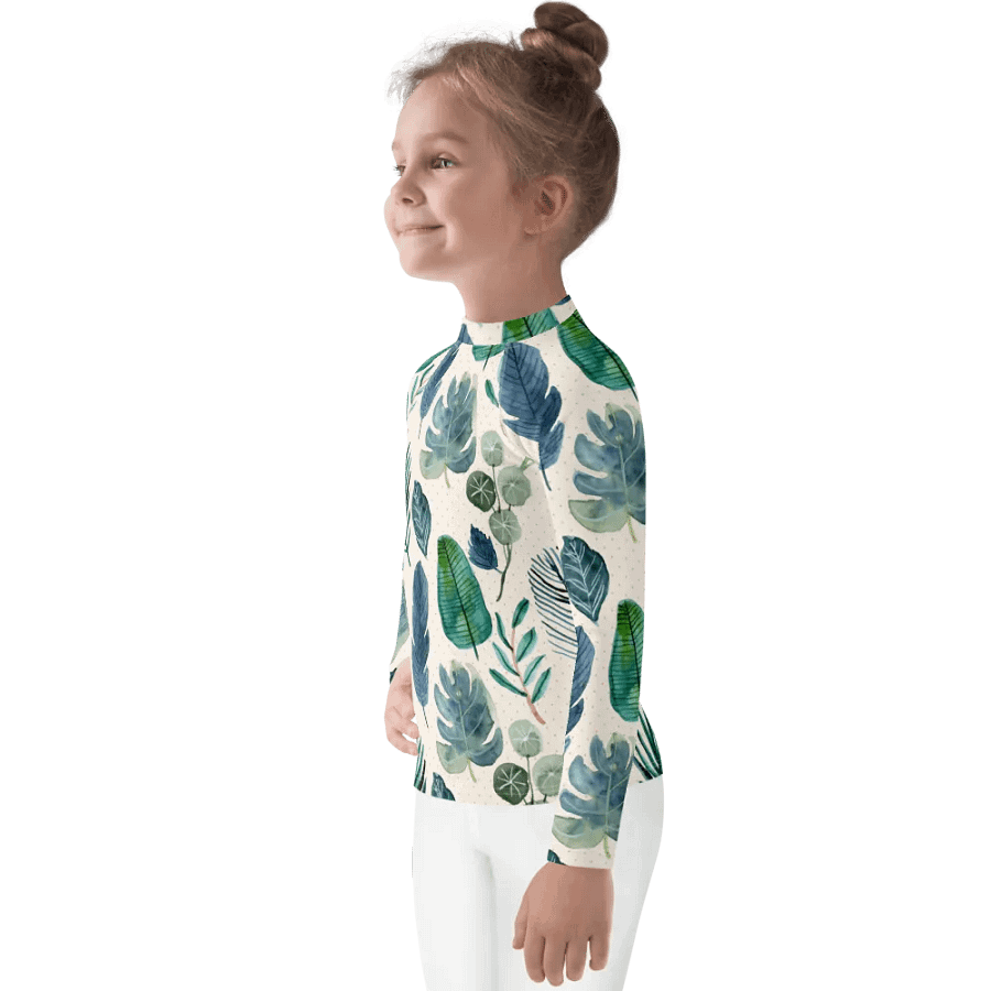 Botanical Bliss Kids Rash Guard product image (4)