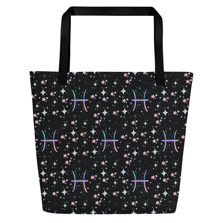 Pisces, Pastel Pisces Glyph, Tote product image (1)