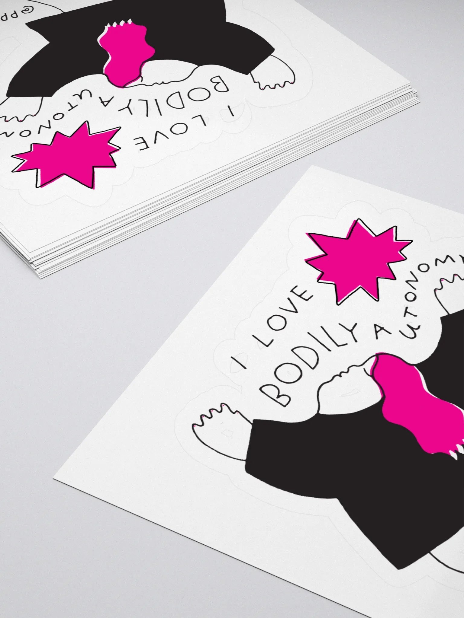 I Love Bodily Autonomy Sticker product image (4)