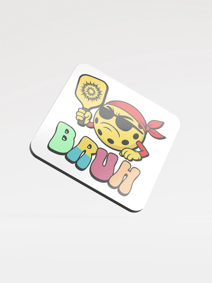 Bruh Pickleball Funky Coaster product image (2)