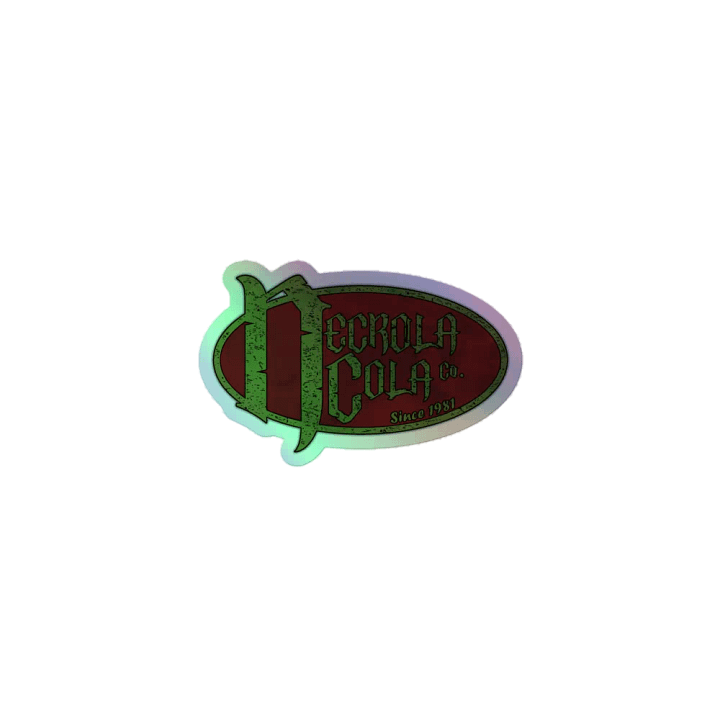 Necrola Cola (MORGUE ROT) holographic sticker *LIMITED EDITION* product image (1)
