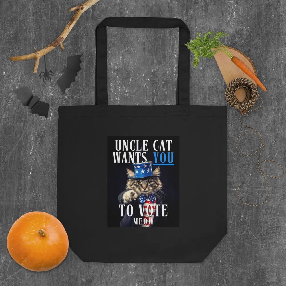 Uncle Cat Wants YOU To VoteTote Bag product image (4)