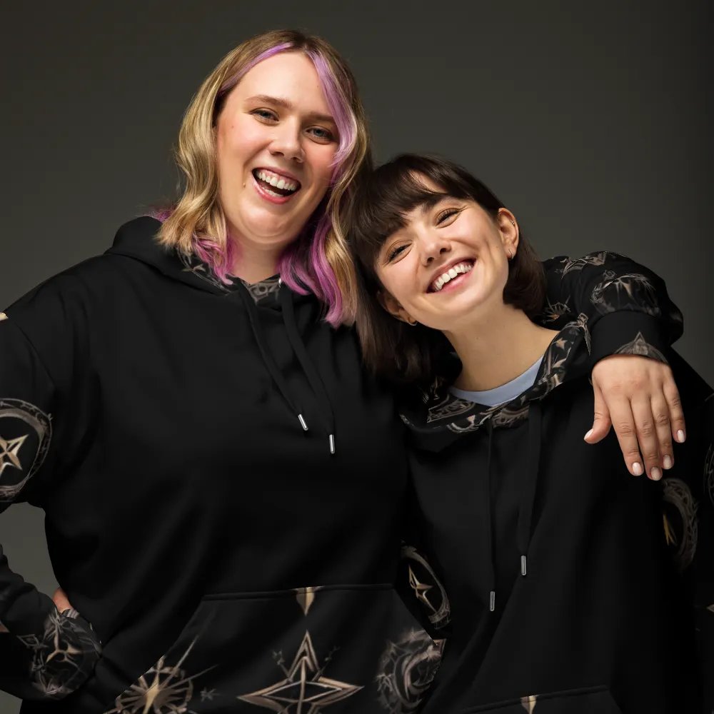 Black & Gold Symbology Hoodie product image (8)