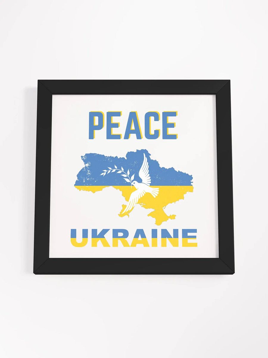 Ukrainian Peace Dove Framed Poster product image (26)