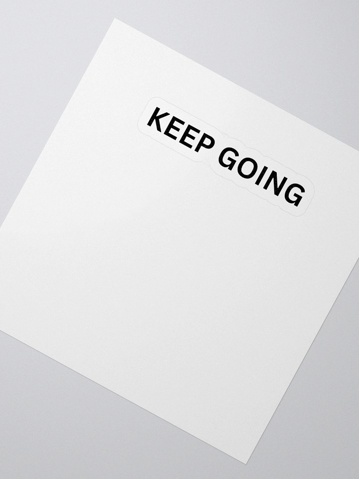 Keep Going Sticker product image (2)