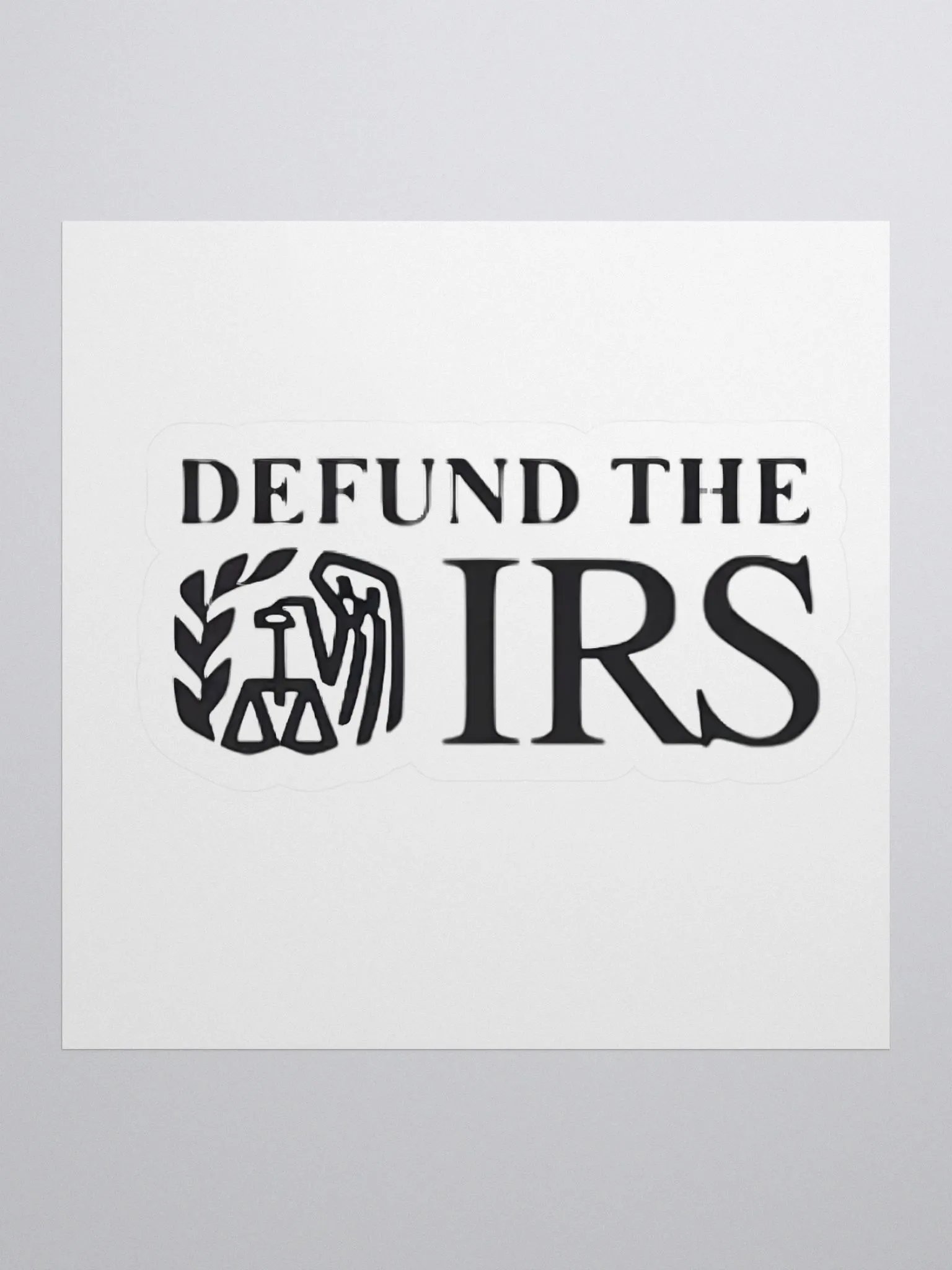 Defund The IRS Sticker product image (1)