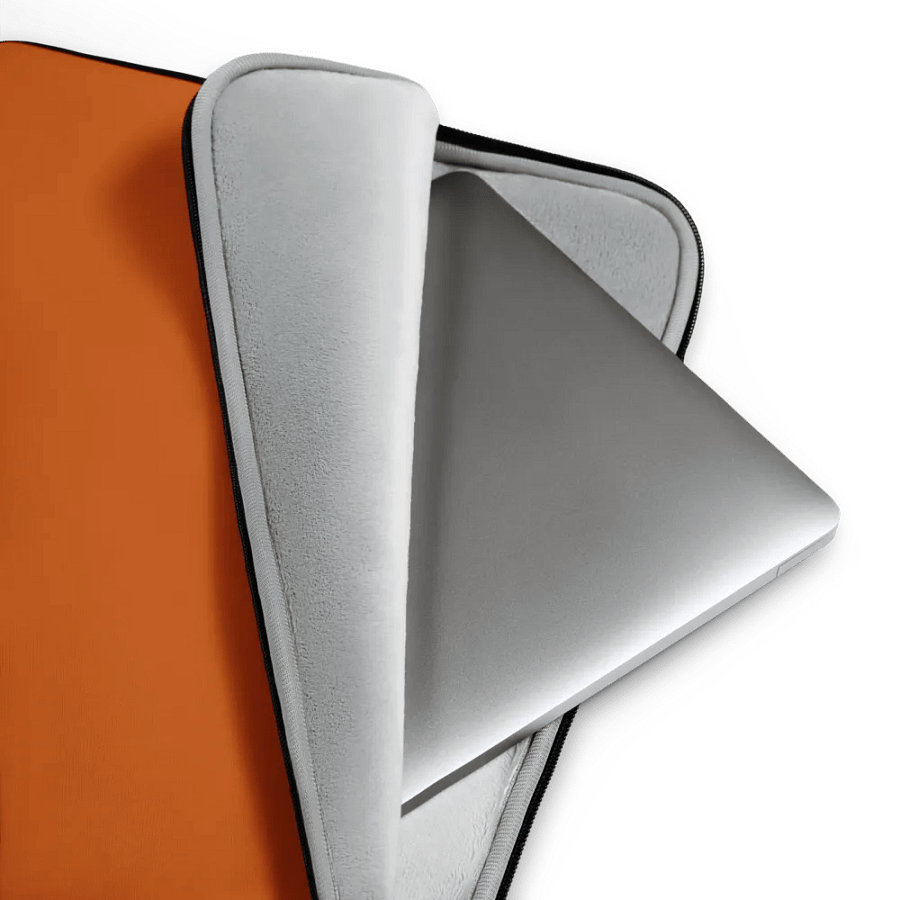 Burnt Orange Laptop Sleeve product image (3)