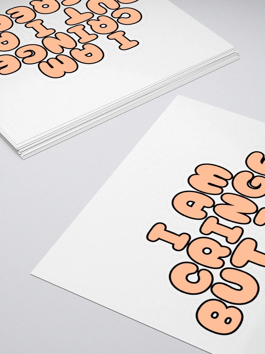 I am Cringe but I am Free Sticker product image (4)