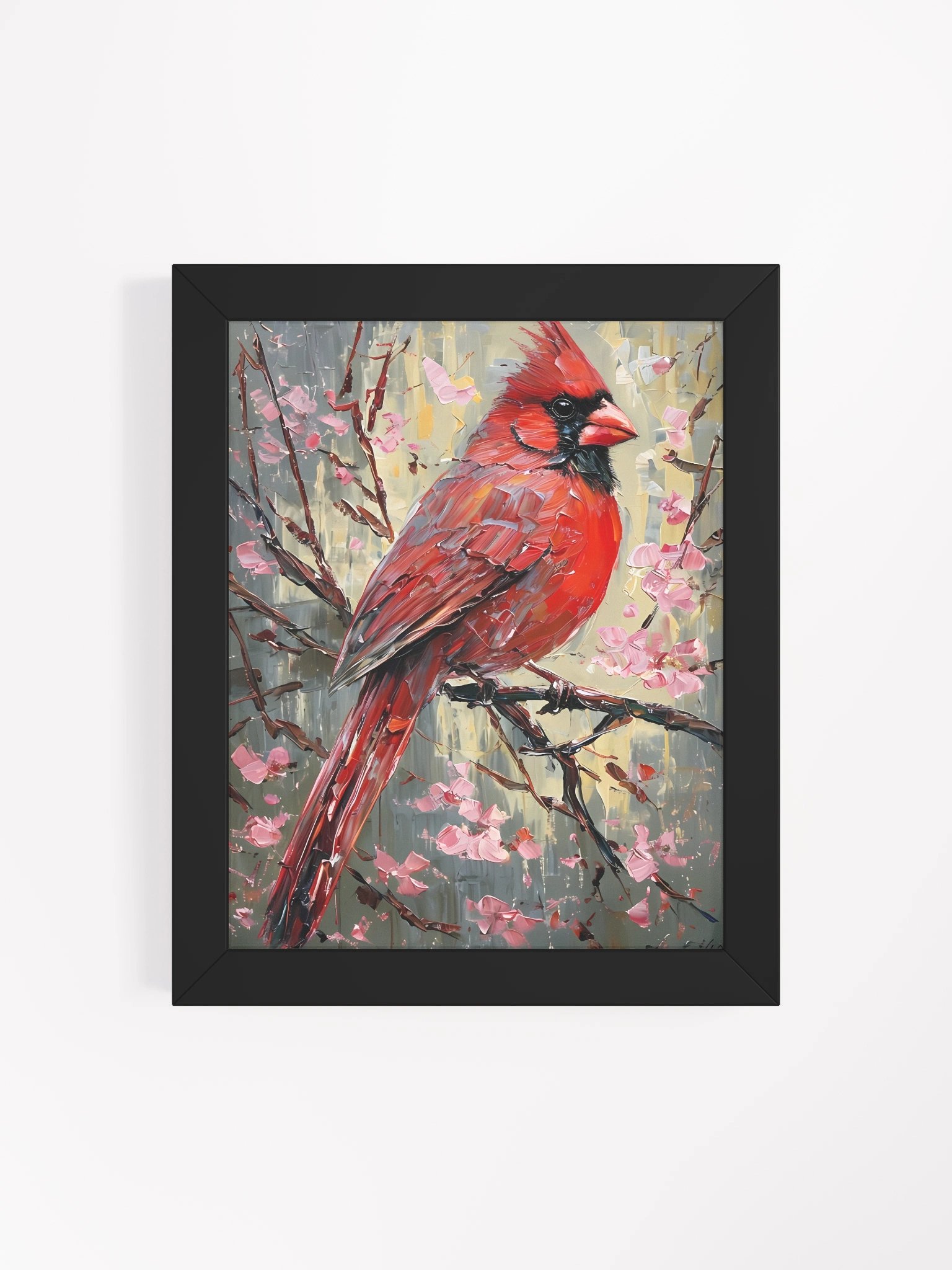 Vibrant Cardinal Perched Poster product image (5)