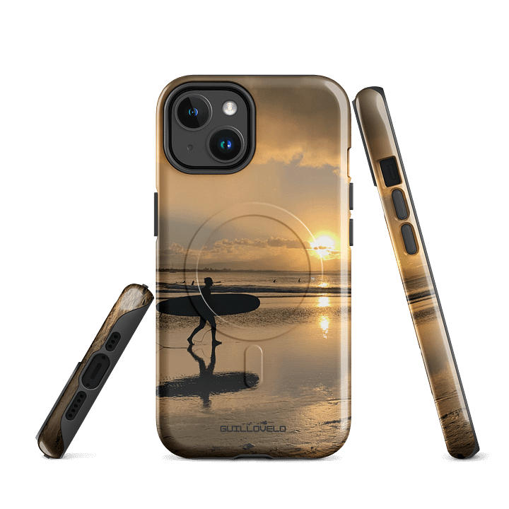 GUILLOVELO SUNSET SURF IPHONE CASE product image (1)