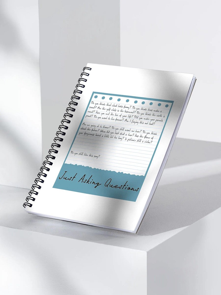 "Just Asking Questions" Lyric Notebook product image (3)