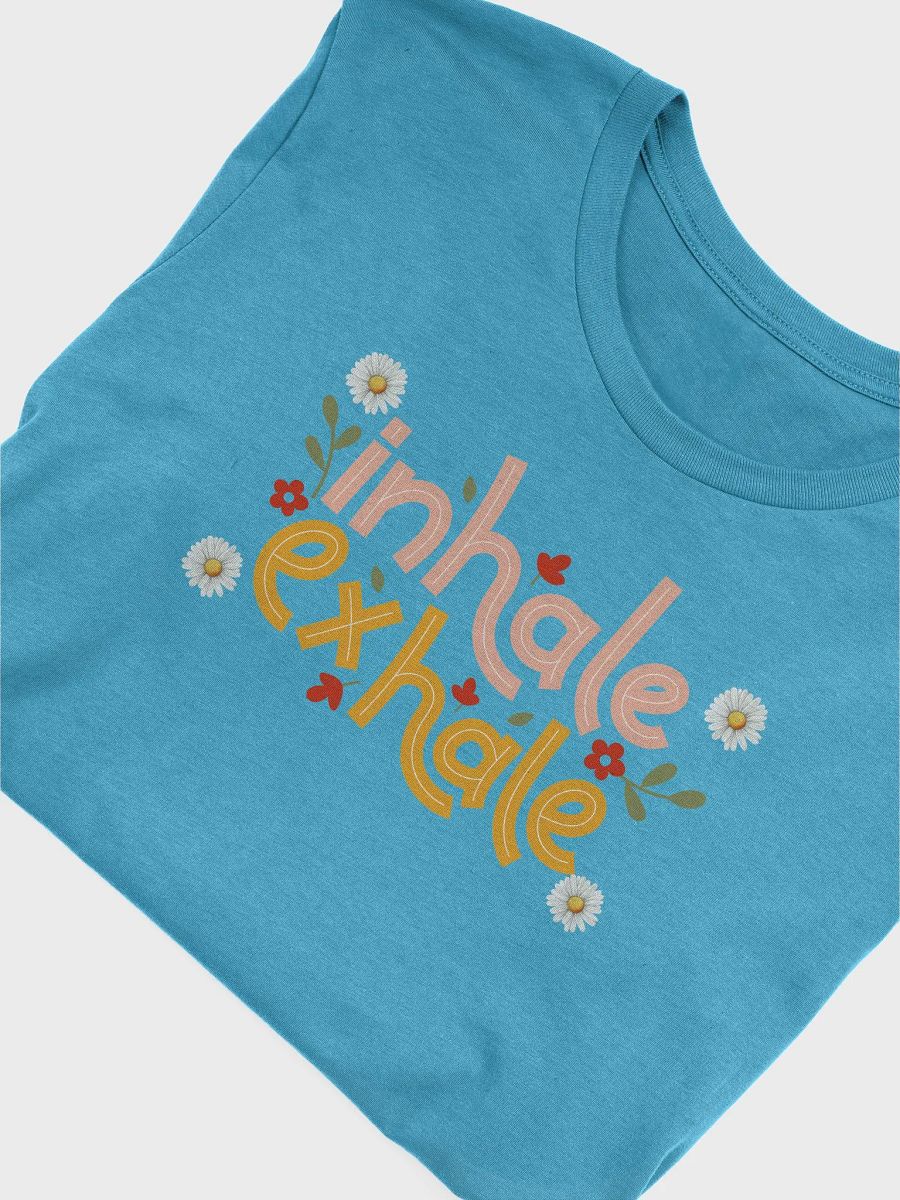 Inhale Exhale Floral T-Shirt product image (38)
