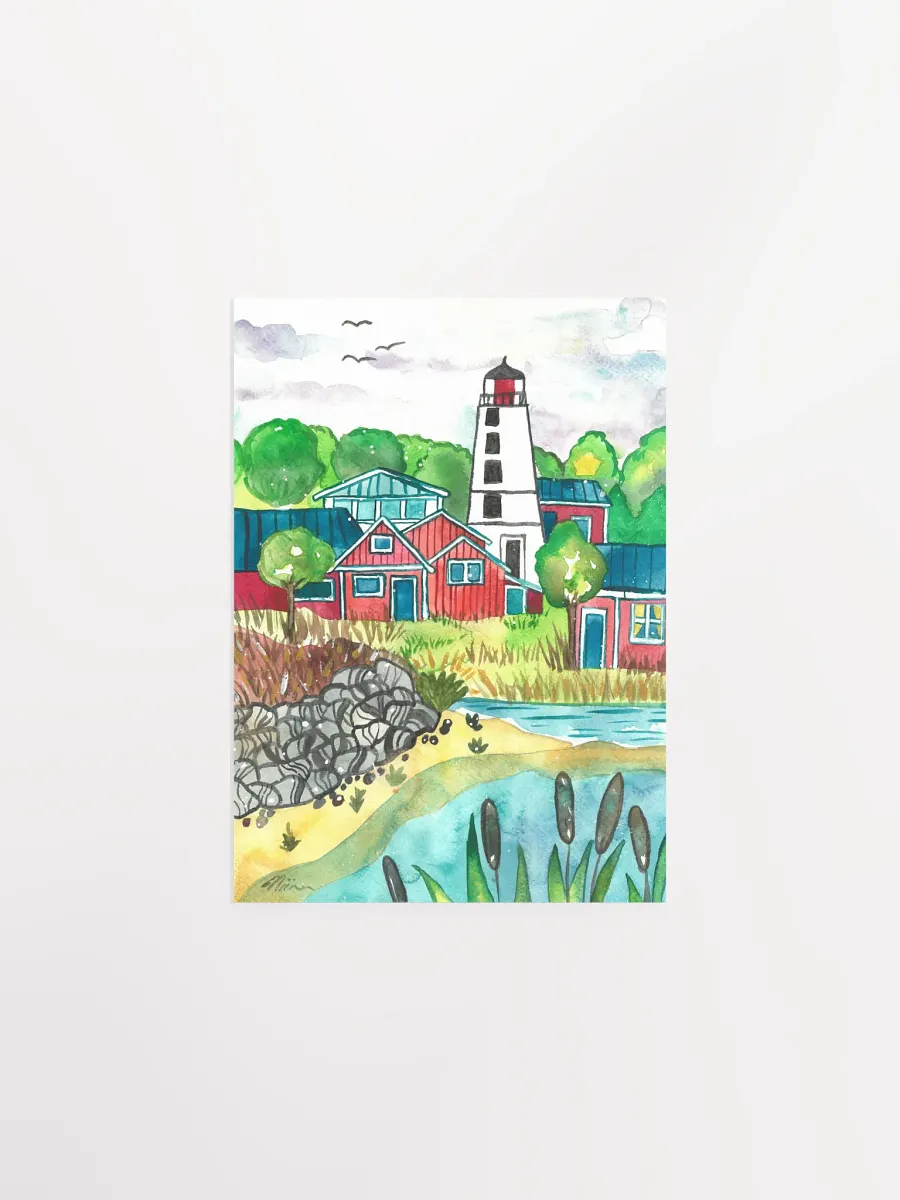 Fishing Village Art Print product image (1)