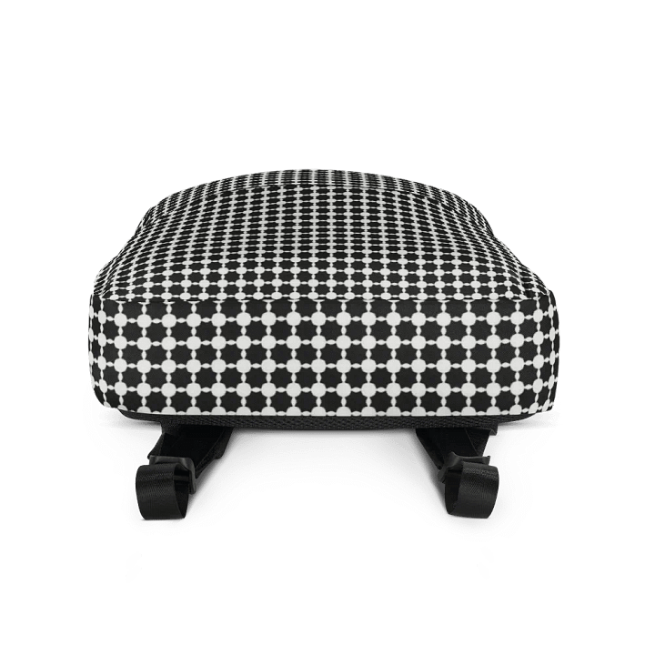 Abstract Black and White Chain Back Pack product image (2)