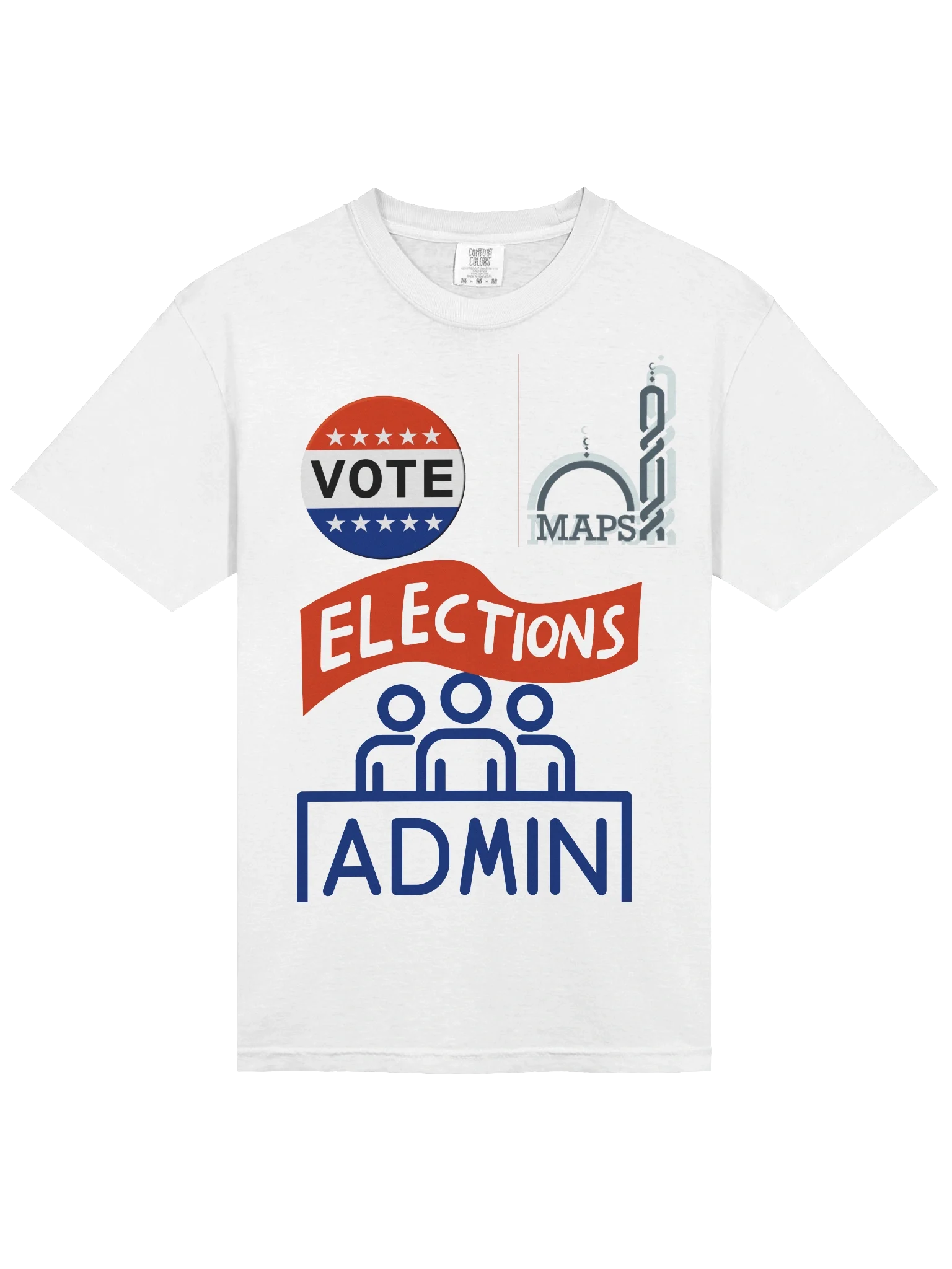 MAPS Elect Graphic Voting T-Shirt product image (3)