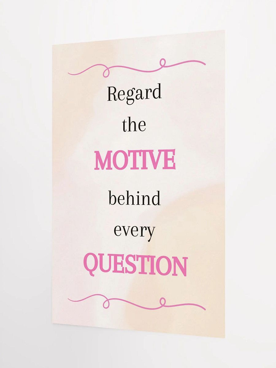 MOTIVE & QUESTION Empowerment Poster product image (3)