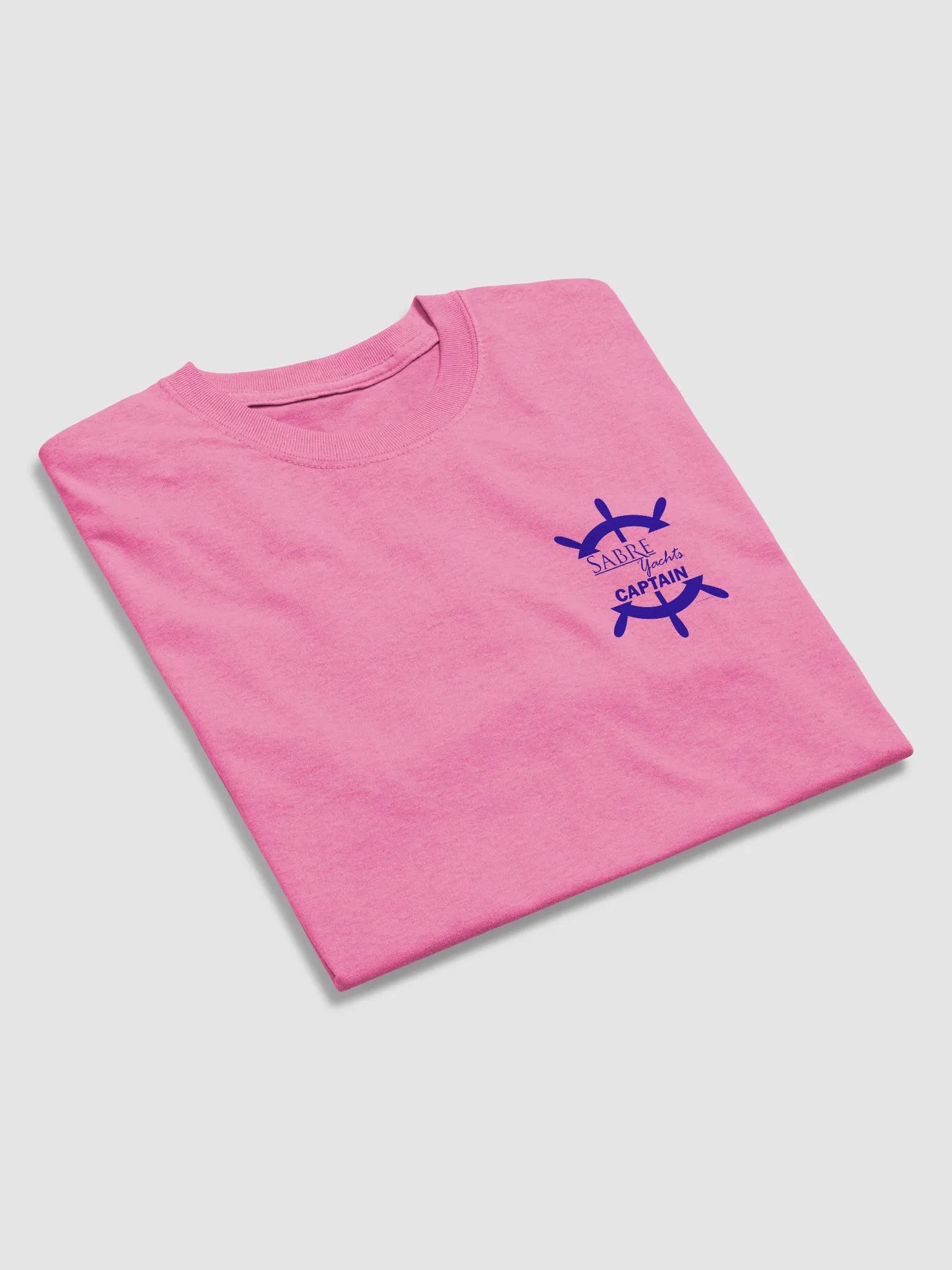 Sabre Yachts Captain - T-Shirt - Light Shirt w/Blue Logo product image (5)