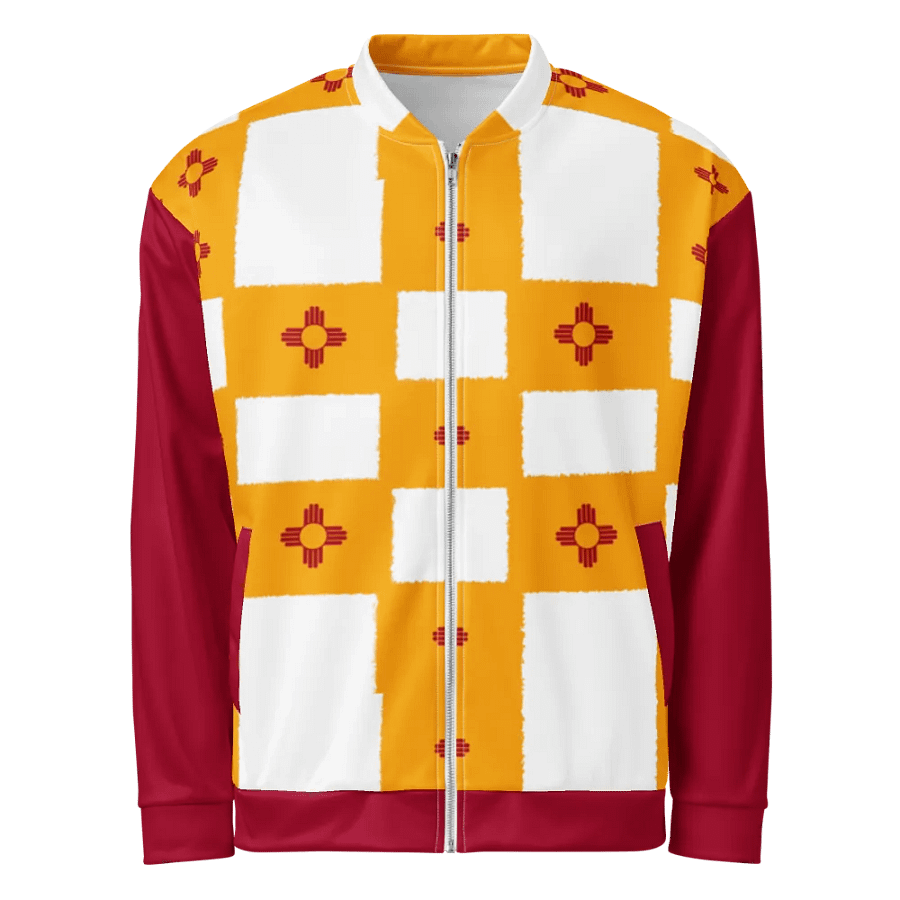 New Mexico flag Zia All-Over Bomber Jacket product image (6)