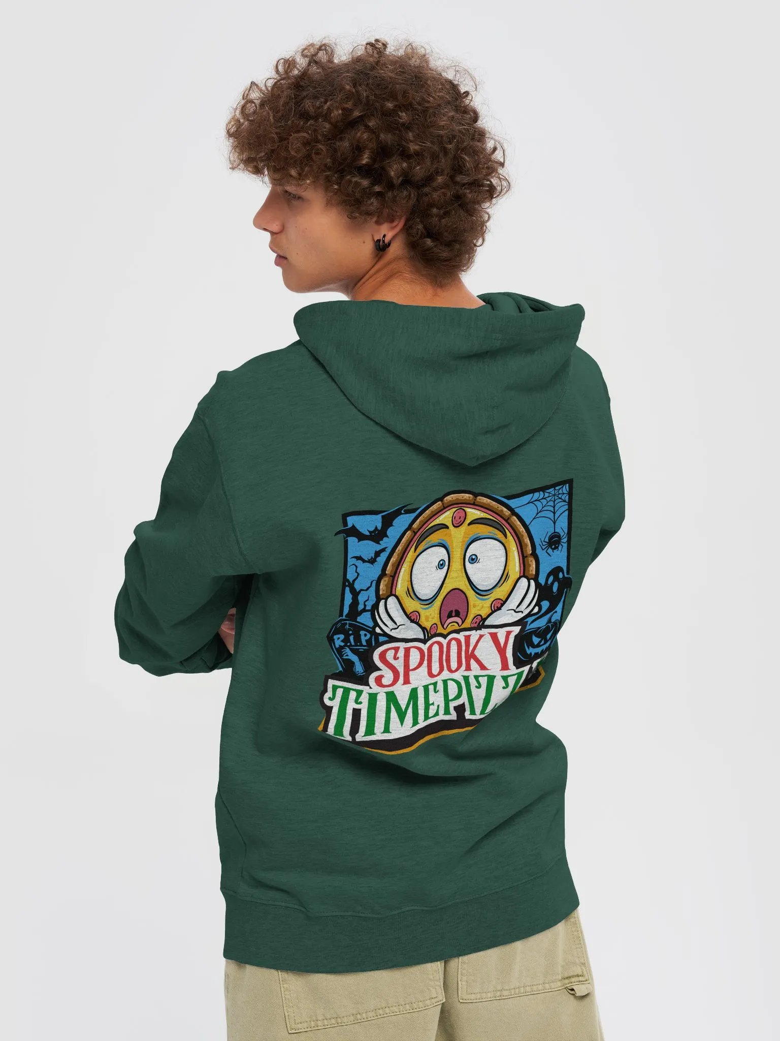 SpookyTimePizza Zipper Hoody product image (24)