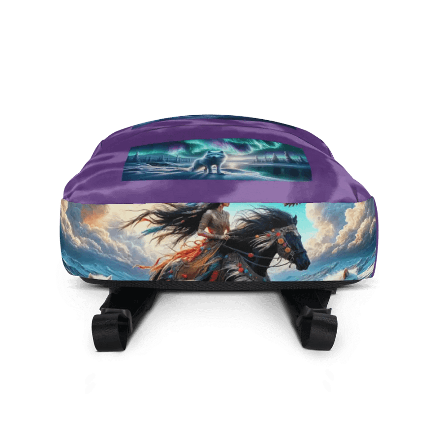 spirit wolf kid's school backpack product image (4)