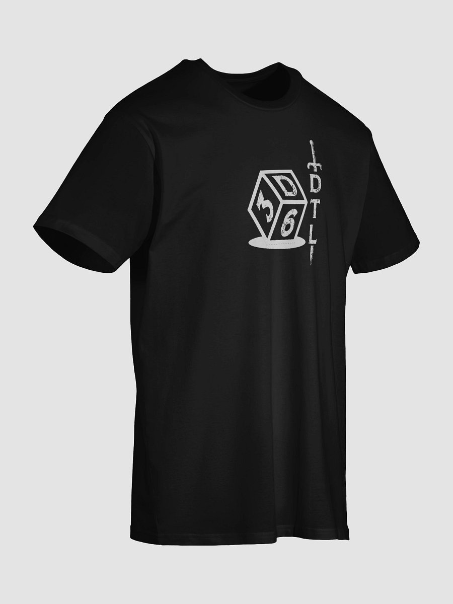 3d6 DTL Vertical Logo on Dark Unisex Premium T-Shirt product image (6)
