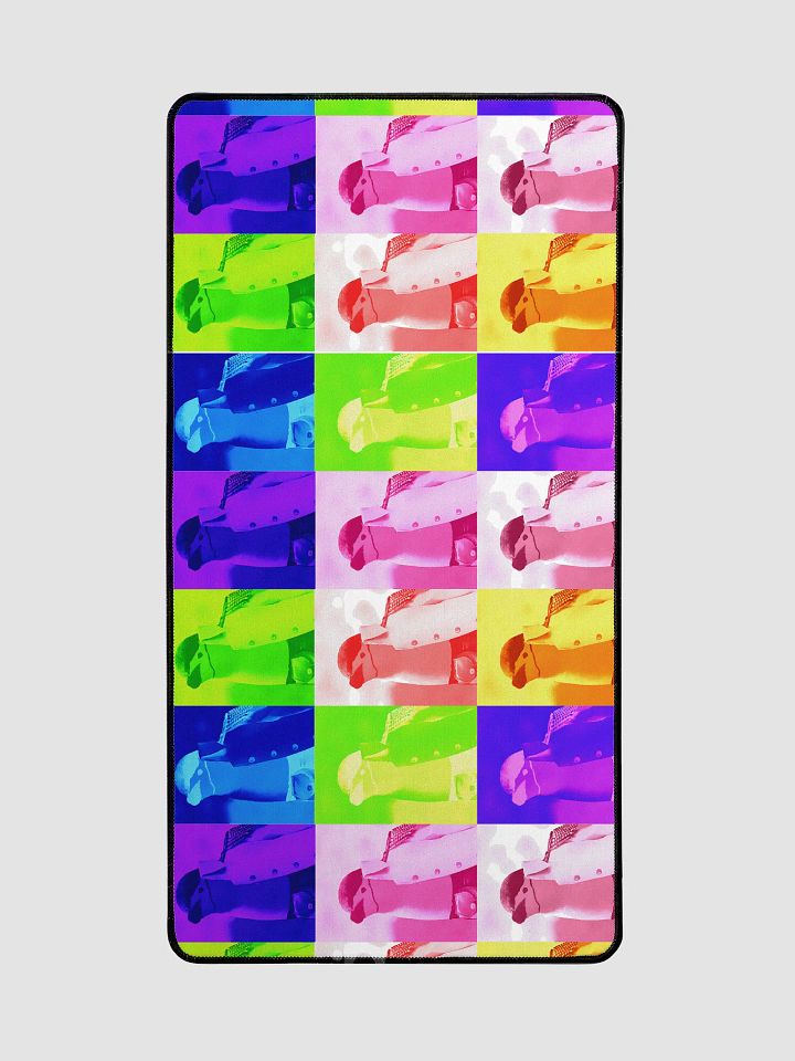 Rainbow Tiled Admiral Penguin Desk Mat product image (2)
