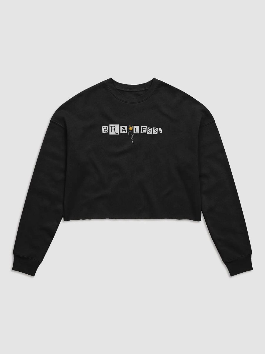 The Long-sleeved Braless. Crop Sweatshirt product image (3)