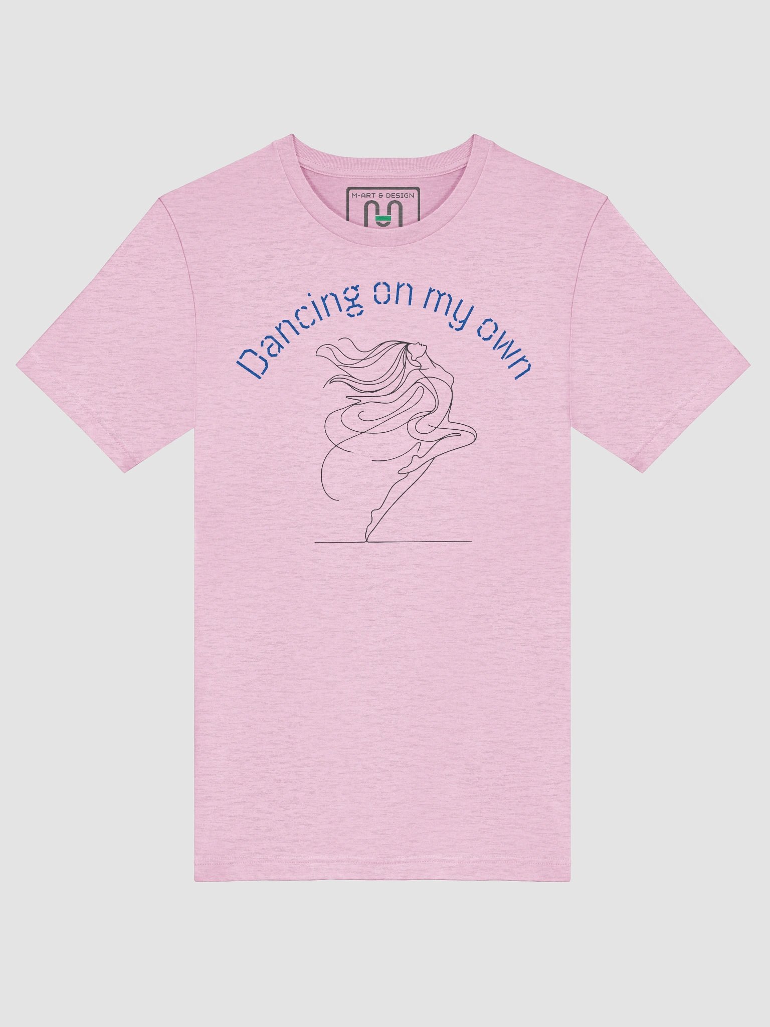 Midnight Ballet Tee - Elegant One Line Graphic Art T-Shirt product image (5)