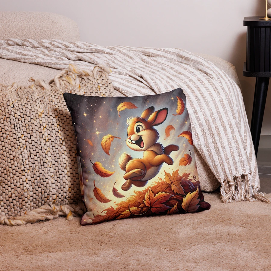 Autumn Leaves Bunny Rabbit Pillow Case product image (10)