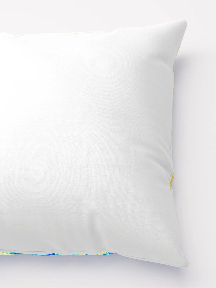 Antique Gold and Royal Blue Abstract Decorative Throw Pillow product image (3)