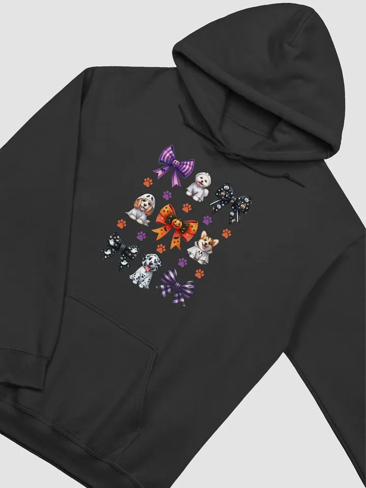 Cute Halloween Dog Ghosts and Bows Hoodie Design5 product image (3)