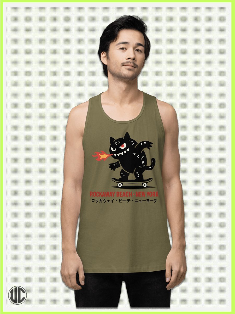 Rockaway Beach NY Skater – Men’s Tank Top product image (3)