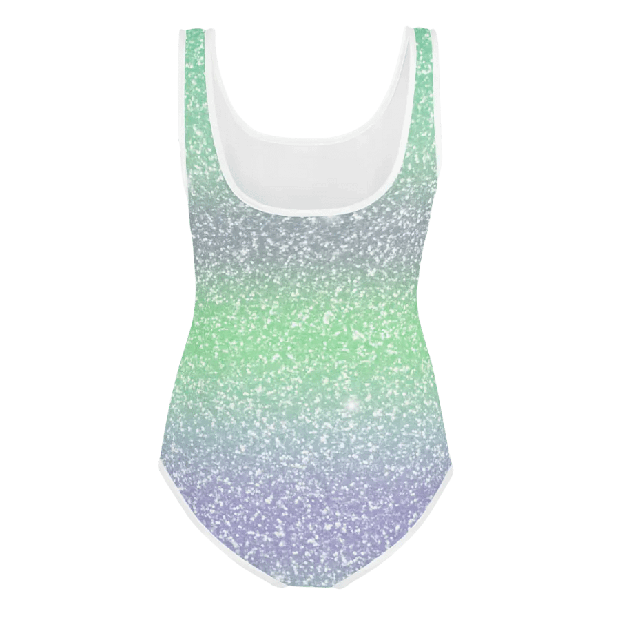 Glitter Unicorn Texture Design Youth Swimsuit (3) product image (3)