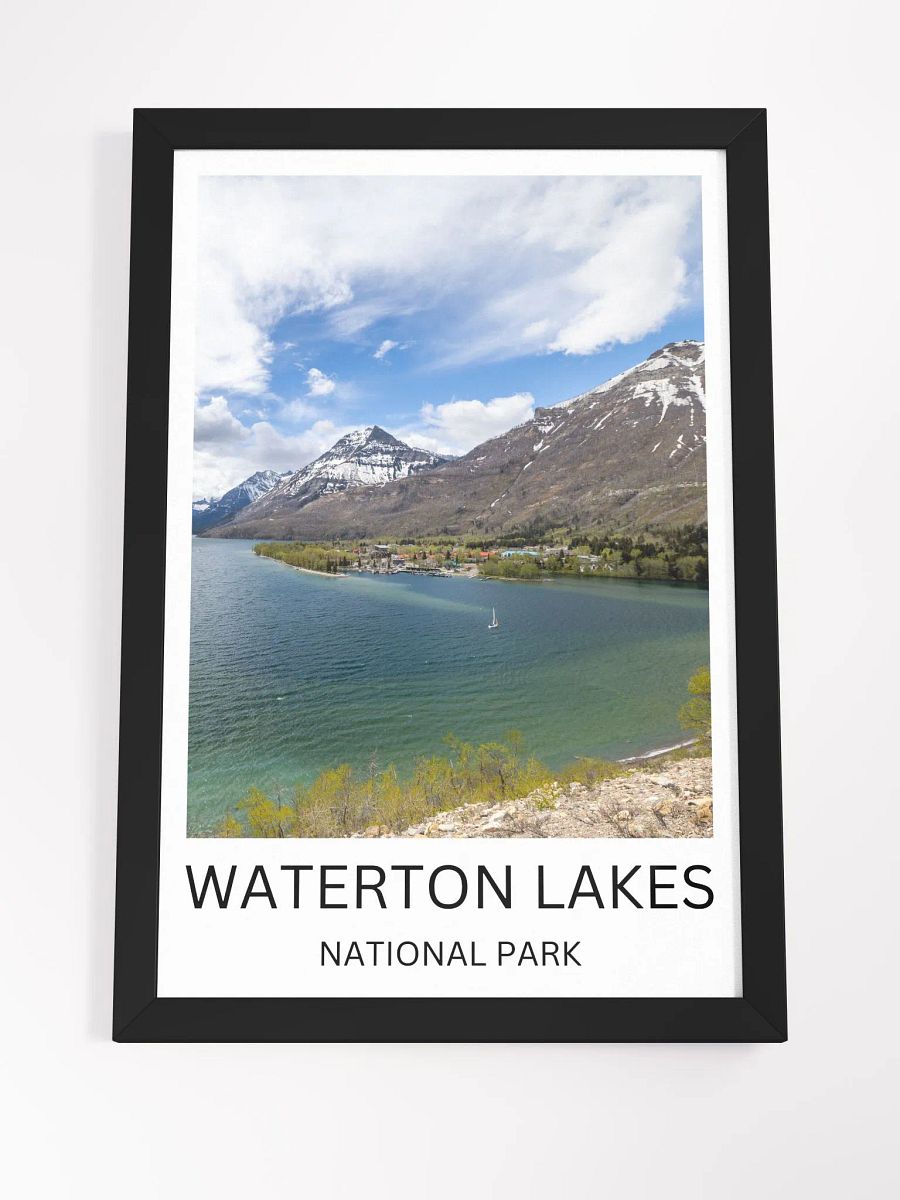 Waterton Lakes Matte Framed Poster product image (11)