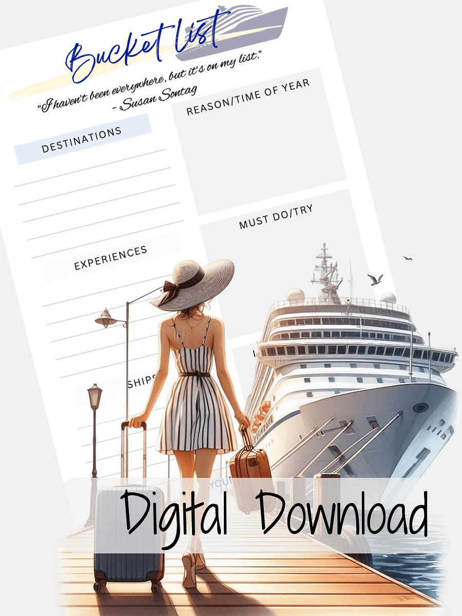 Bucket List Cruise Planner product image (1)
