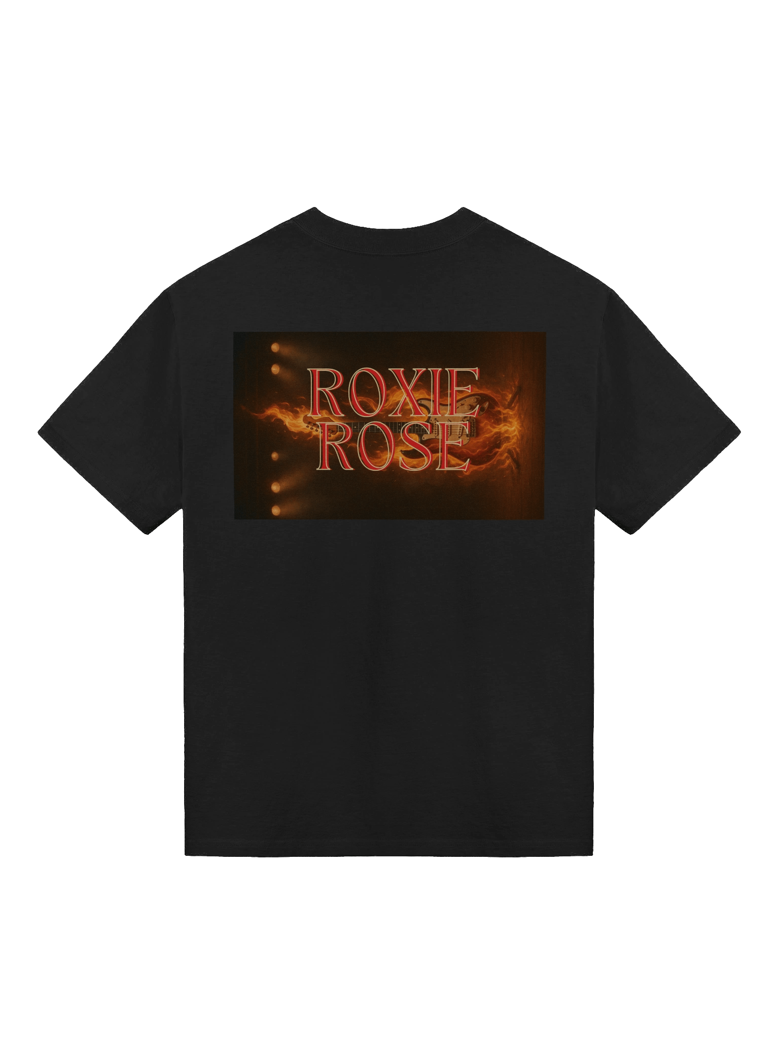 Roxie Rose Flaming Rockstar Oversized Tee product image (2)